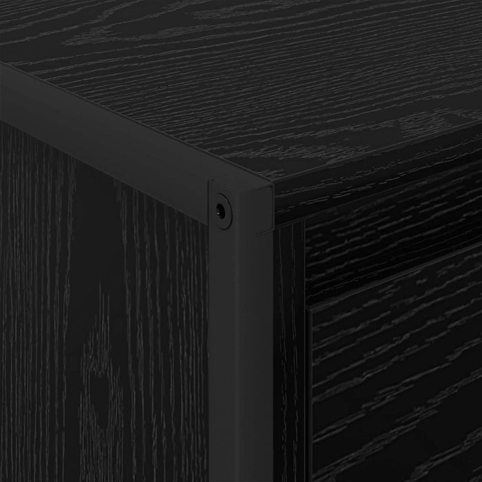 Masă de cafea Stejar Negru 100 x 46 x 40 cm Lemn compozit - WALTI WALTI
