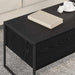 Masă de cafea Stejar Negru 100 x 46 x 40 cm Lemn compozit - WALTI WALTI