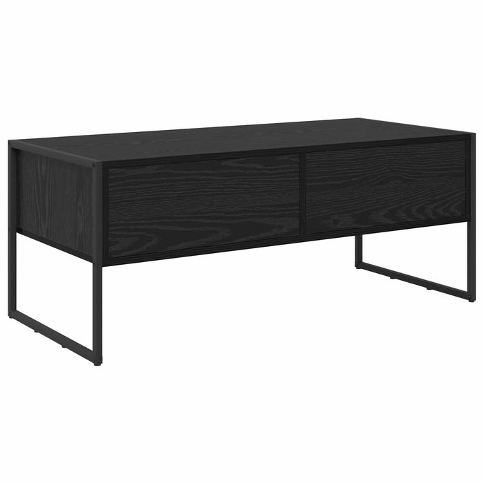 Masă de cafea Stejar Negru 100 x 46 x 40 cm Lemn compozit - WALTI WALTI
