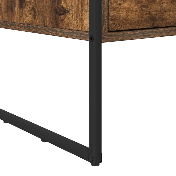 Masă de cafea Stejar fumuriu 100 x 46 x 40 cm Lemn compozit - WALTI WALTI