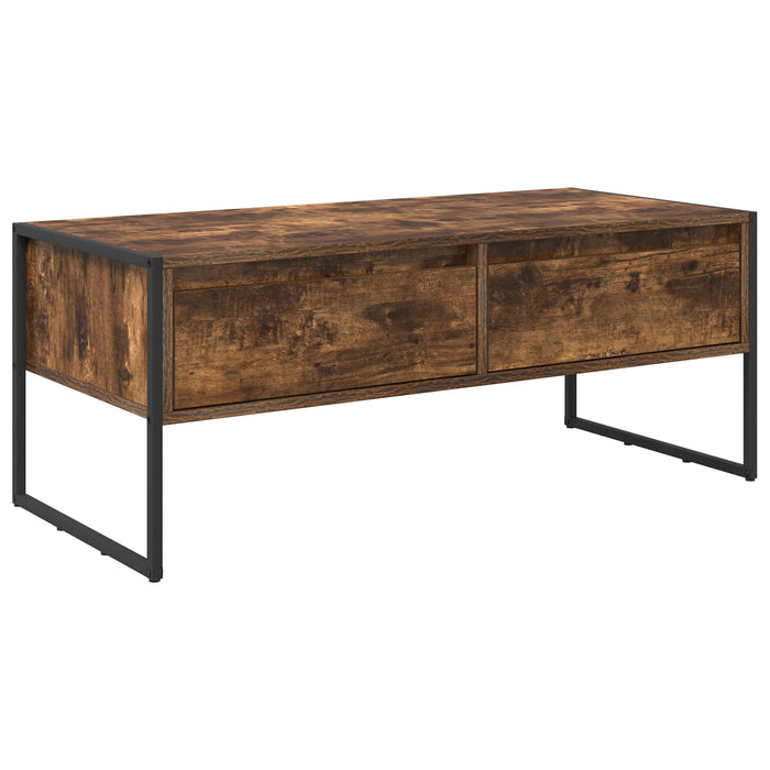 Masă de cafea Stejar fumuriu 100 x 46 x 40 cm Lemn compozit - WALTI WALTI