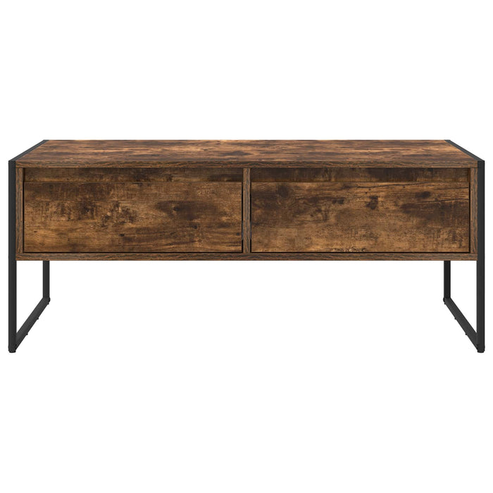 Masă de cafea Stejar fumuriu 100 x 46 x 40 cm Lemn compozit - WALTI WALTI