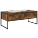 Masă de cafea Stejar fumuriu 100 x 46 x 40 cm Lemn compozit - WALTI WALTI