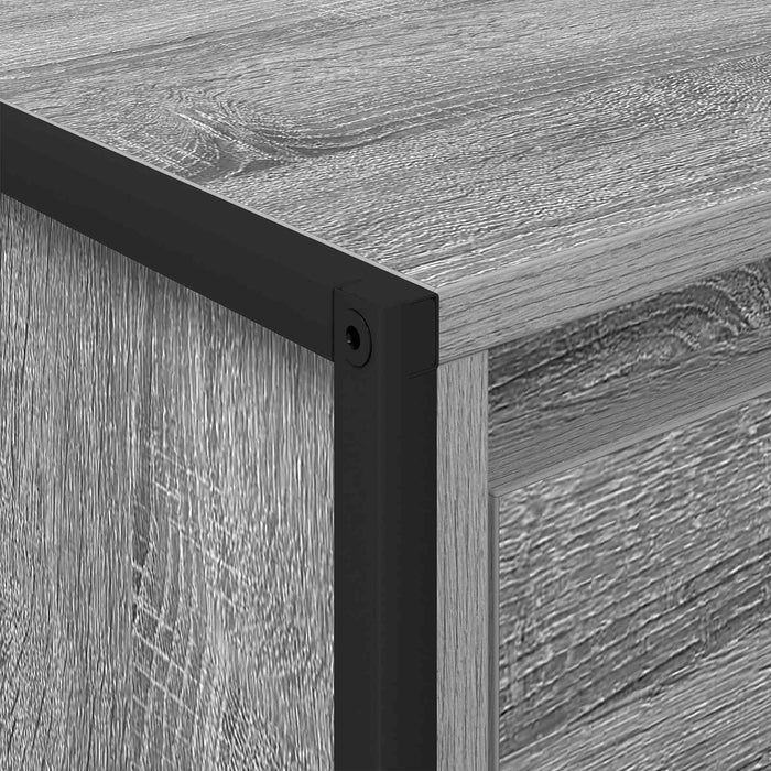 Masă de cafea Gri Sonoma 100 x 46 x 40 cm Lemn compozit - WALTI WALTI