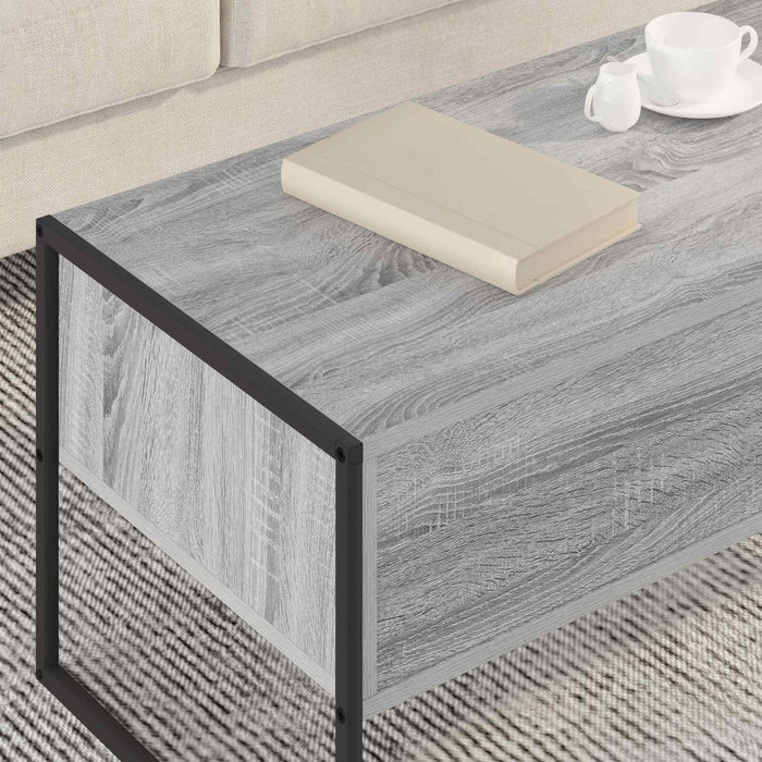 Masă de cafea Gri Sonoma 100 x 46 x 40 cm Lemn compozit - WALTI WALTI
