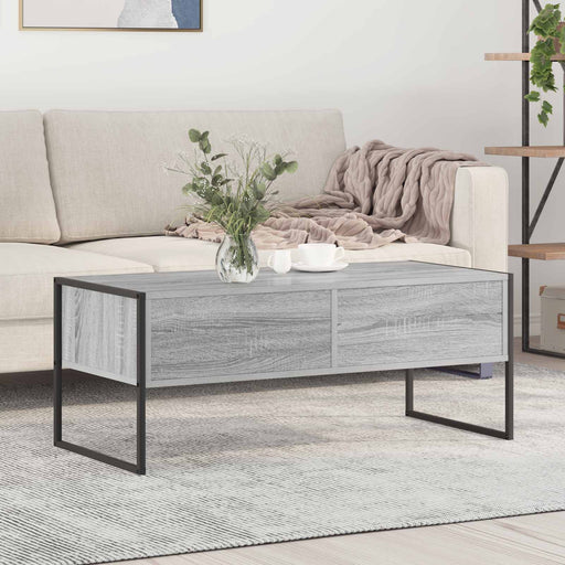 Masă de cafea Gri Sonoma 100 x 46 x 40 cm Lemn compozit - WALTI WALTI