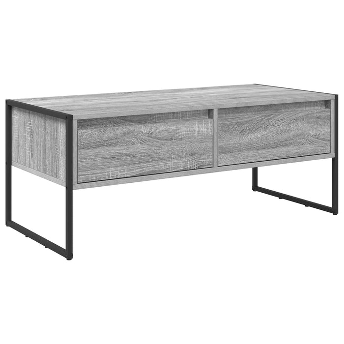 Masă de cafea Gri Sonoma 100 x 46 x 40 cm Lemn compozit - WALTI WALTI