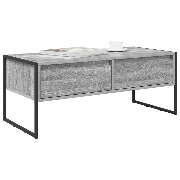 Masă de cafea Gri Sonoma 100 x 46 x 40 cm Lemn compozit - WALTI WALTI