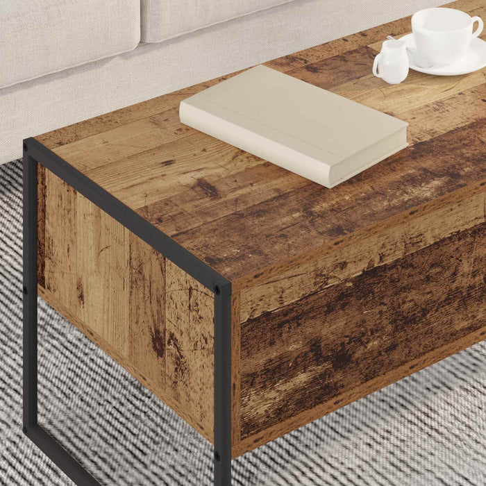 Masă de cafea Lemn Vechi 100 x 46 x 40 cm Lemn compozit - WALTI WALTI