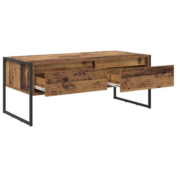 Masă de cafea Lemn Vechi 100 x 46 x 40 cm Lemn compozit - WALTI WALTI