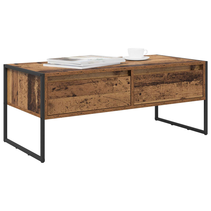 Masă de cafea Lemn Vechi 100 x 46 x 40 cm Lemn compozit - WALTI WALTI