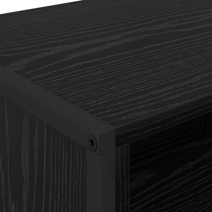 Dulap pentru pantofi Stejar Negru 60 x 35 x 44 cm Lemn compozit - WALTI WALTI