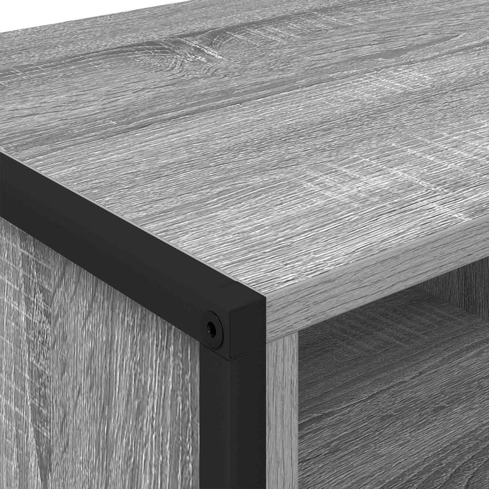 Dulap pentru pantofi Gri Sonoma 60 x 35 x 44 cm Lemn compozit - WALTI WALTI