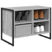 Dulap pentru pantofi Gri Sonoma 60 x 35 x 44 cm Lemn compozit - WALTI WALTI