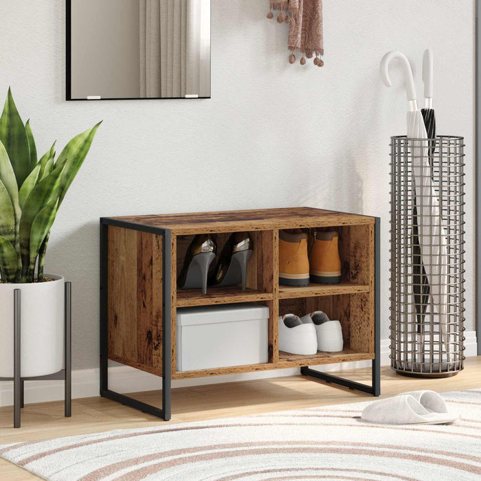Dulap pentru pantofi Lemn Vechi 60 x 35 x 44 cm Lemn compozit - WALTI WALTI