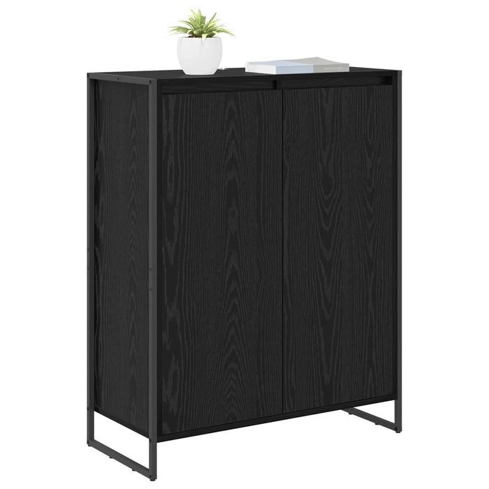 Dulap pentru pantofi cu ușă Stejar Negru 79 x 36 x 100 cm - WALTI WALTI
