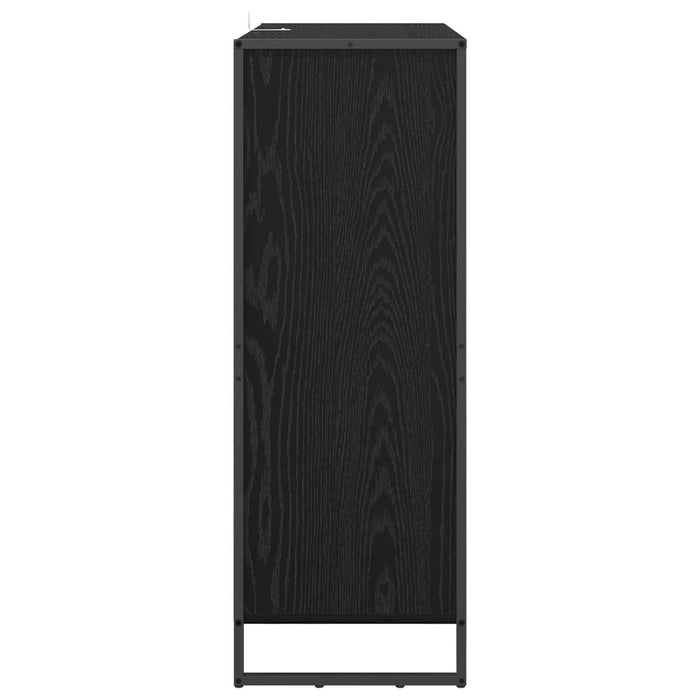 Dulap pentru pantofi cu ușă Stejar Negru 79 x 36 x 100 cm - WALTI WALTI