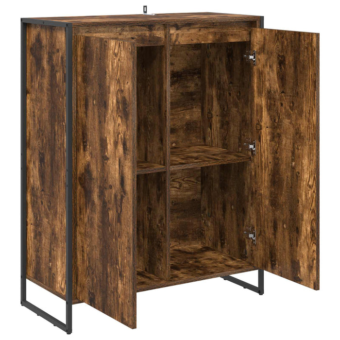 Dulap pentru pantofi cu ușă Stejar fumuriu 79 x 36 x 100 cm - WALTI WALTI