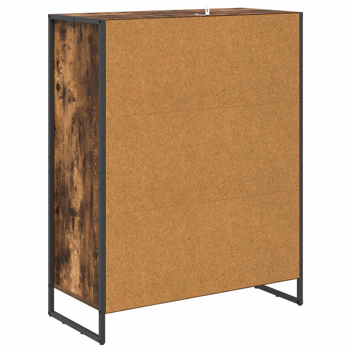 Dulap pentru pantofi cu ușă Stejar fumuriu 79 x 36 x 100 cm - WALTI WALTI