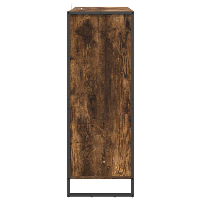 Dulap pentru pantofi cu ușă Stejar fumuriu 79 x 36 x 100 cm - WALTI WALTI