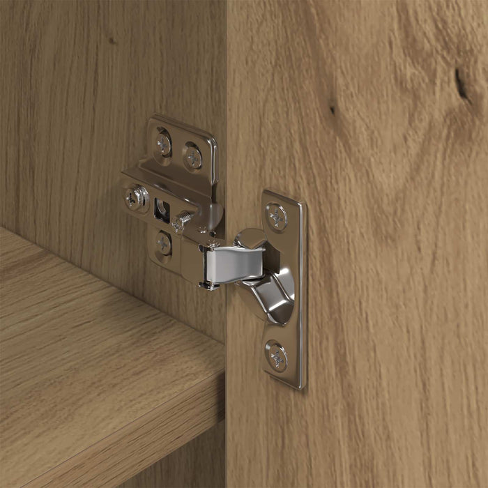 Dulap pentru pantofi cu ușă Stejar artizanal 79 x 36 x 100 cm - WALTI WALTI