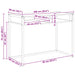 Birou cu depozitare Sonoma 100 x 50 x 75 cm Lemn compozit - WALTI WALTI