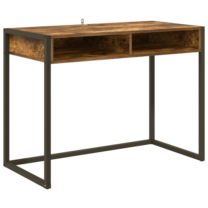 Birou Stejar fumuriu 100 x 50 x 75 cm Lemn compozit - WALTI WALTI
