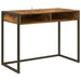 Birou Stejar fumuriu 100 x 50 x 75 cm Lemn compozit - WALTI WALTI