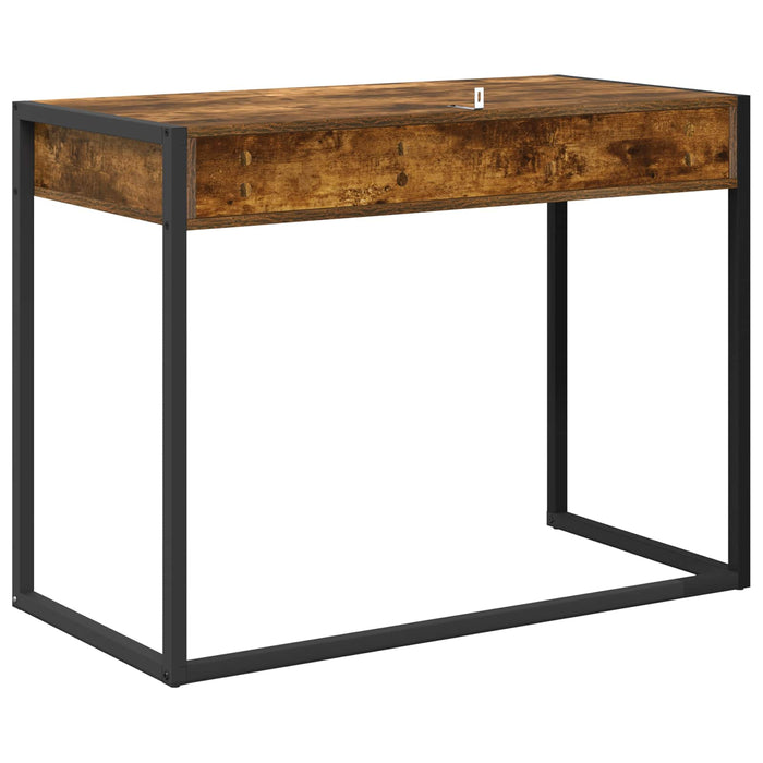 Birou Stejar fumuriu 100 x 50 x 75 cm Lemn compozit - WALTI WALTI