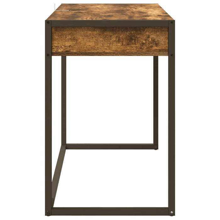 Birou Stejar fumuriu 100 x 50 x 75 cm Lemn compozit - WALTI WALTI