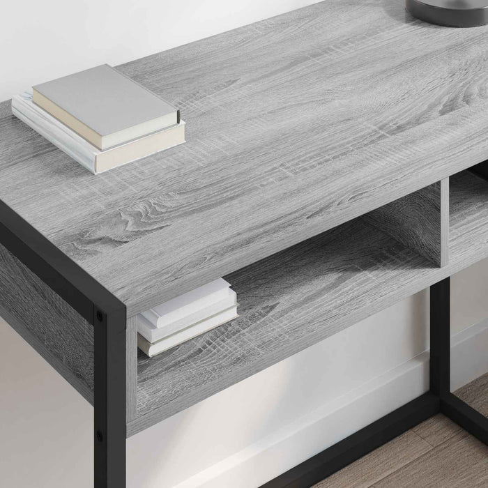 Birou cu depozitare Gri Sonoma 100 x 50 x 75 cm Lemn compozit - WALTI WALTI