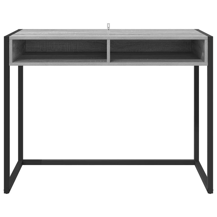 Birou cu depozitare Gri Sonoma 100 x 50 x 75 cm Lemn compozit - WALTI WALTI