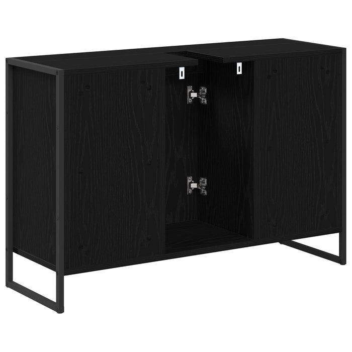 Dulap de Baie cu ușă Stejar Negru 90 x 30 x 60 cm Lemn compozit - WALTI WALTI
