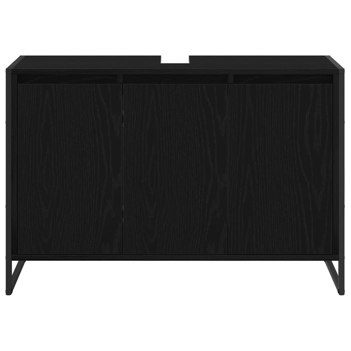 Dulap de Baie cu ușă Stejar Negru 90 x 30 x 60 cm Lemn compozit - WALTI WALTI