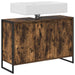 Dulap de Baie Stejar fumuriu 90 x 30 x 60 cm Lemn compozit - WALTI WALTI