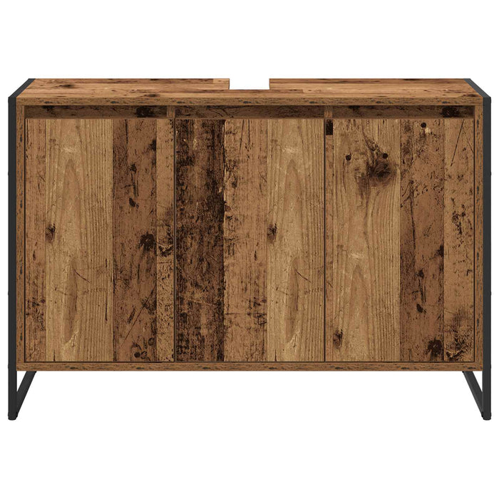 Dulap de Baie cu ușă Lemn Vechi 90 x 30 x 60 cm Lemn compozit - WALTI WALTI