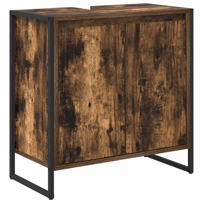Dulap de Baie Stejar fumuriu 60 x 30 x 60 cm Lemn compozit - WALTI WALTI