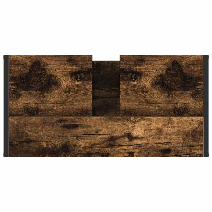 Dulap de Baie Stejar fumuriu 60 x 30 x 60 cm Lemn compozit - WALTI WALTI