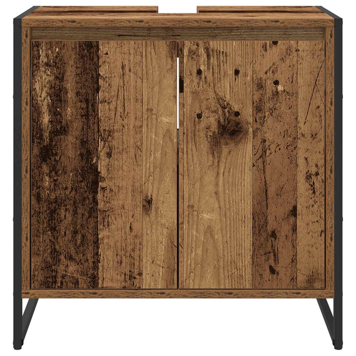 Dulap de Baie cu ușă Lemn Vechi 60 x 30 x 60 cm Lemn compozit - WALTI WALTI