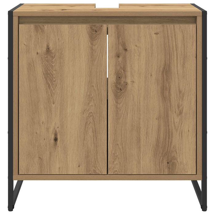 Dulap de Baie Stejar artizanal 60 x 30 x 60 cm Lemn compozit - WALTI WALTI