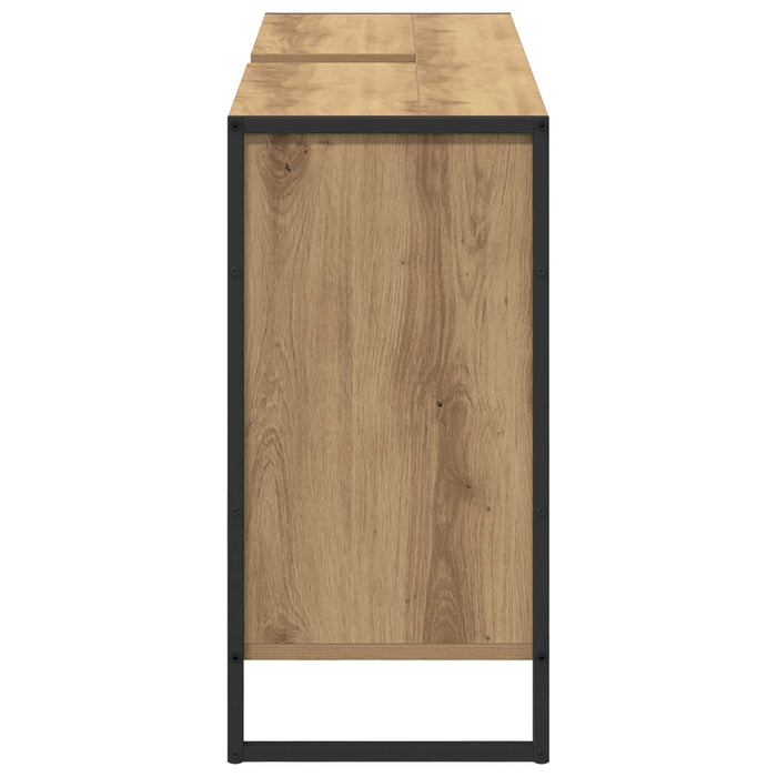 Dulap de Baie Stejar artizanal 60 x 30 x 60 cm Lemn compozit - WALTI WALTI