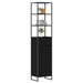 Dulap de Baie Stejar Negru 40 x 30 x 180 cm Lemn compozit - WALTI WALTI