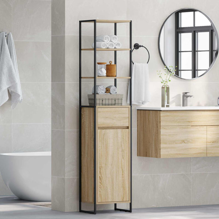 Dulap de Baie cu sertar Sonoma 40 x 30 x 180 cm Lemn compozit - WALTI WALTI