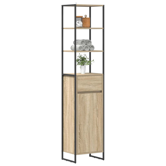 Dulap de Baie cu sertar Sonoma 40 x 30 x 180 cm Lemn compozit - WALTI WALTI