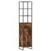 Dulap de Baie Stejar fumuriu 40 x 30 x 180 cm Lemn compozit - WALTI WALTI