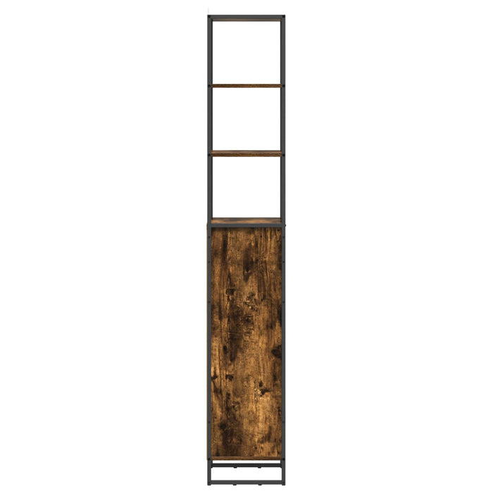 Dulap de Baie Stejar fumuriu 40 x 30 x 180 cm Lemn compozit - WALTI WALTI