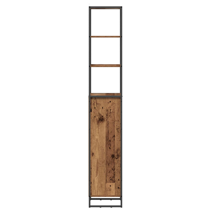 Dulap de Baie cu ușă Lemn Vechi 40 x 30 x 180 cm Lemn compozit - WALTI WALTI