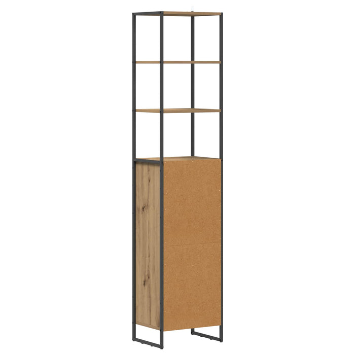 Dulap de Baie Stejar artizanal 40 x 30 x 180 cm Lemn compozit - WALTI WALTI