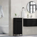 Dulap de Baie Stejar Negru 40 x 30 x 100 cm Lemn compozit - WALTI WALTI