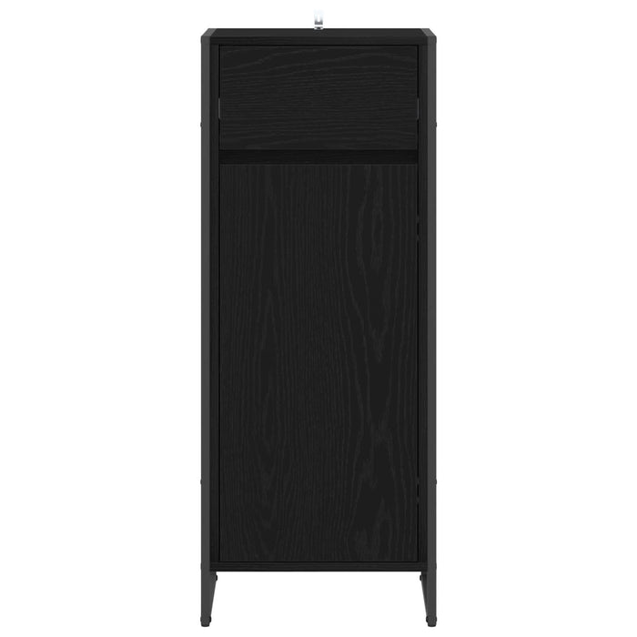 Dulap de Baie Stejar Negru 40 x 30 x 100 cm Lemn compozit - WALTI WALTI